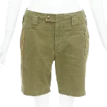 Green Cotton Yves Saint Laurent Shorts