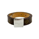 Brown Canvas Louis Vuitton Belt