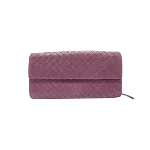 Purple Leather Bottega Veneta Wallet