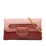 Pink Leather Dior Crossbody Bag