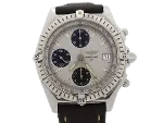 White Stainless Steel Breitling Watch