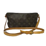 Brown Canvas Louis Vuitton Trotteur