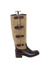 Brown Leather Free lance Boots