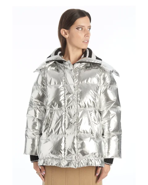Silver Fabric Ermanno Scervino Jacket