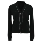 Black Cashmere Hermès Cardigan