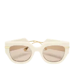 White Acetate Fendi Sunglasses