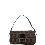 Brown Canvas Fendi Baguette Mamma