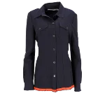 Navy Polyester Victoria Beckham Shirt