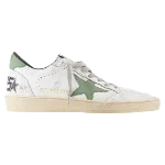 White Leather Golden Goose Sneakers