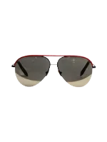 Red Glass Victoria Beckham Sunglasses