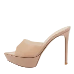 Beige Fabric Gianvito Rossi Sandals