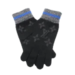 Black Wool Louis Vuitton Gloves