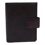 Brown Canvas Gucci Agenda