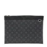 Black Canvas Louis Vuitton Clutch