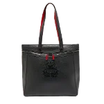 Black Leather Christian Louboutin Tote