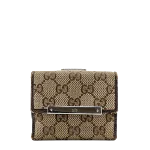 Brown Canvas Gucci Wallet