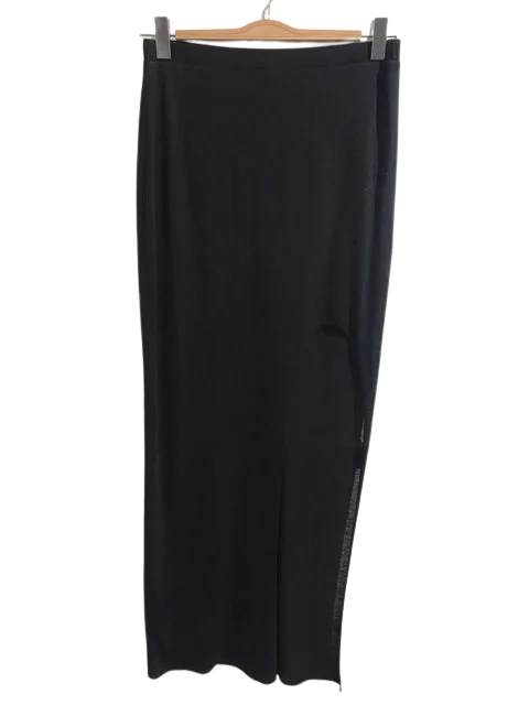 Black Fabric Helmut Lang Skirt