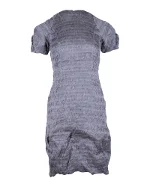 Grey Silk Burberry Dress