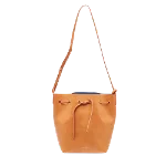 Beige Leather Mansur Gavriel Shoulder Bag