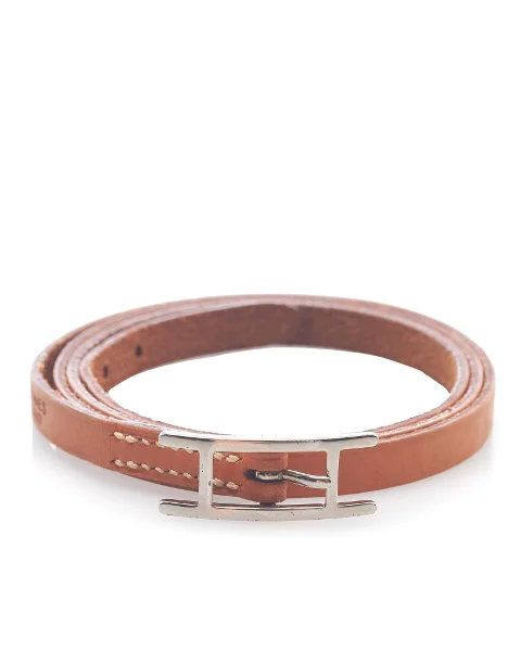 Brown Leather Hermès Bracelet