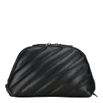 Black Plastic Yves Saint Laurent Pouch