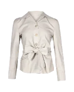 Beige Fabric Nanushka Shirt