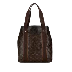 Brown Canvas Louis Vuitton Beaubourg