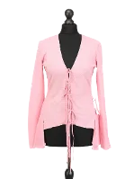 Pink Wool Blumarine Top