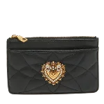 Black Leather Dolce & Gabbana Wallet