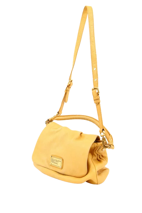 Yellow Leather Marc Jacobs Shoulder Bag
