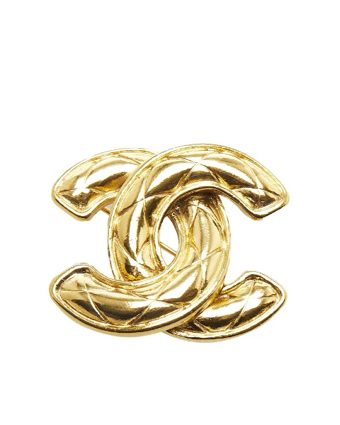 Gold Metal Chanel Brooch