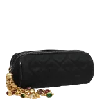 Black Nylon Chanel Pouch