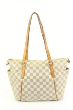 Beige Canvas Louis Vuitton Tote 