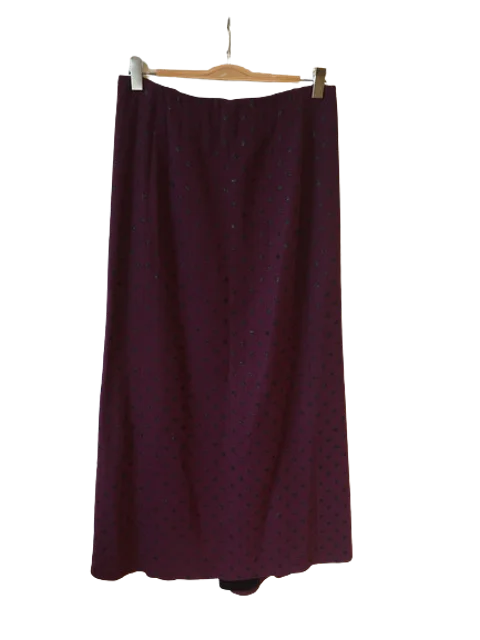 Purple Wool Marc Jacobs Skirt