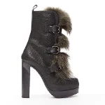 Black Leather Pierre Hardy Boots