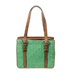 Green Leather Bottega Veneta Handbag