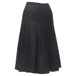 Black Wool Dsquared2 Skirt