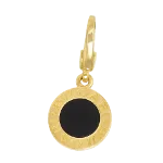 Gold Metal Bvlgari Charm