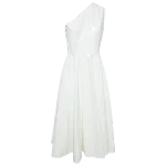 White Fabric Alex Perry Dress