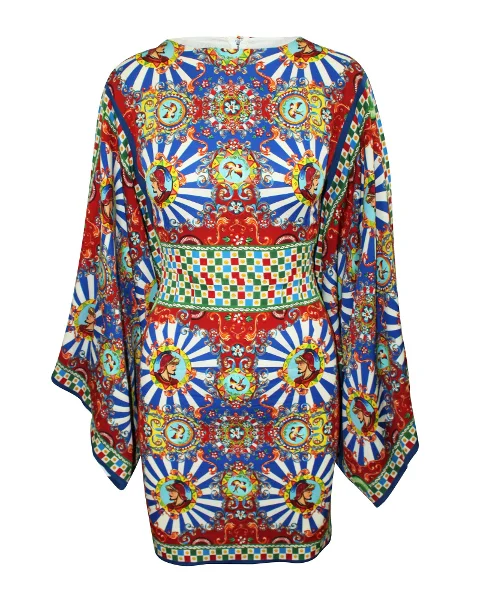 Multicolor Silk Dolce & Gabbana Dress