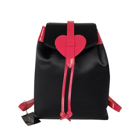 Black Leather Yves Saint Laurent Backpack