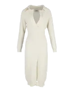 White Plastic Nanushka Dress