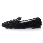 Black Suede Philipp Plein Flats