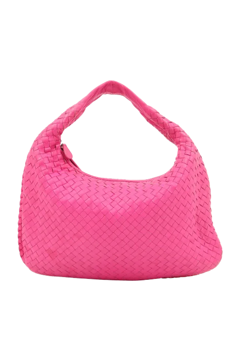 Pink Leather Bottega Veneta Hobo Bag