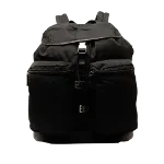 Black Canvas Prada Backpack