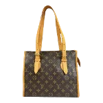 Brown Fabric Louis Vuitton Popincourt