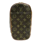 Brown Canvas Louis Vuitton Pochette Gange