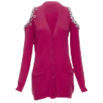 Pink Cashmere Moschino Cardigans