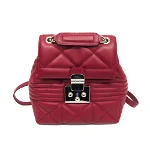 Red Fur Furla Backpack