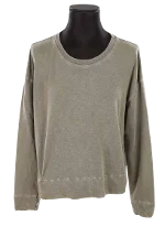 Green Cotton James Perse Sweatshirt